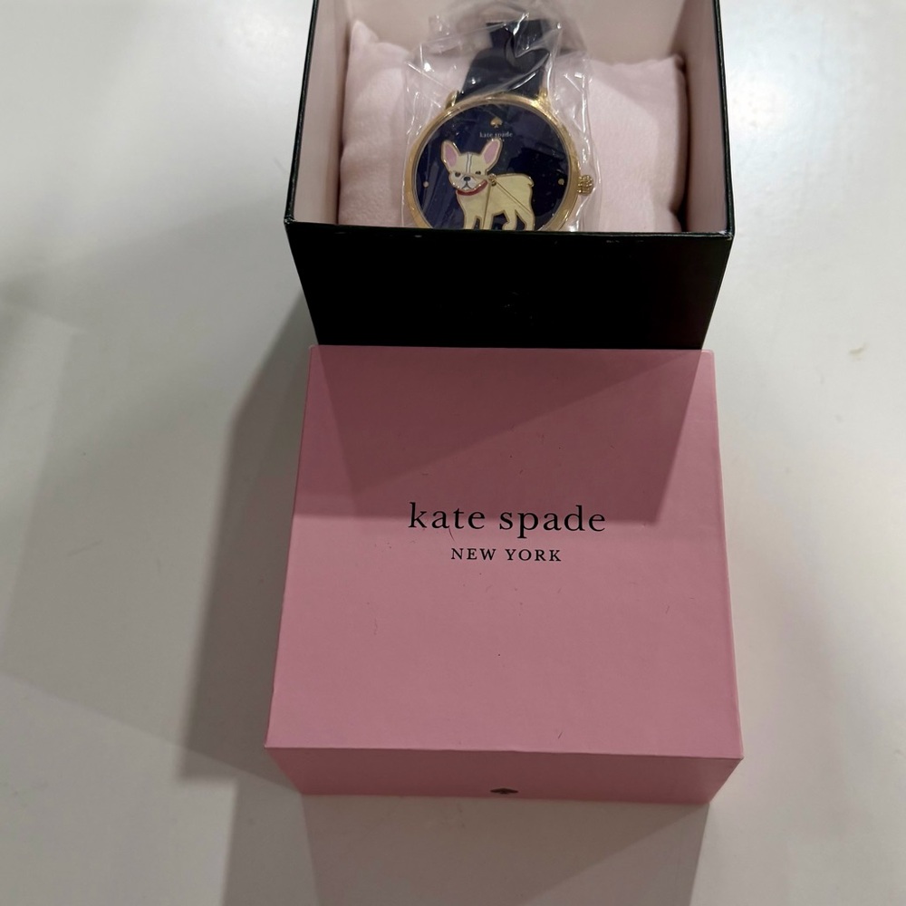 Kate Spade Black and Gold Watch